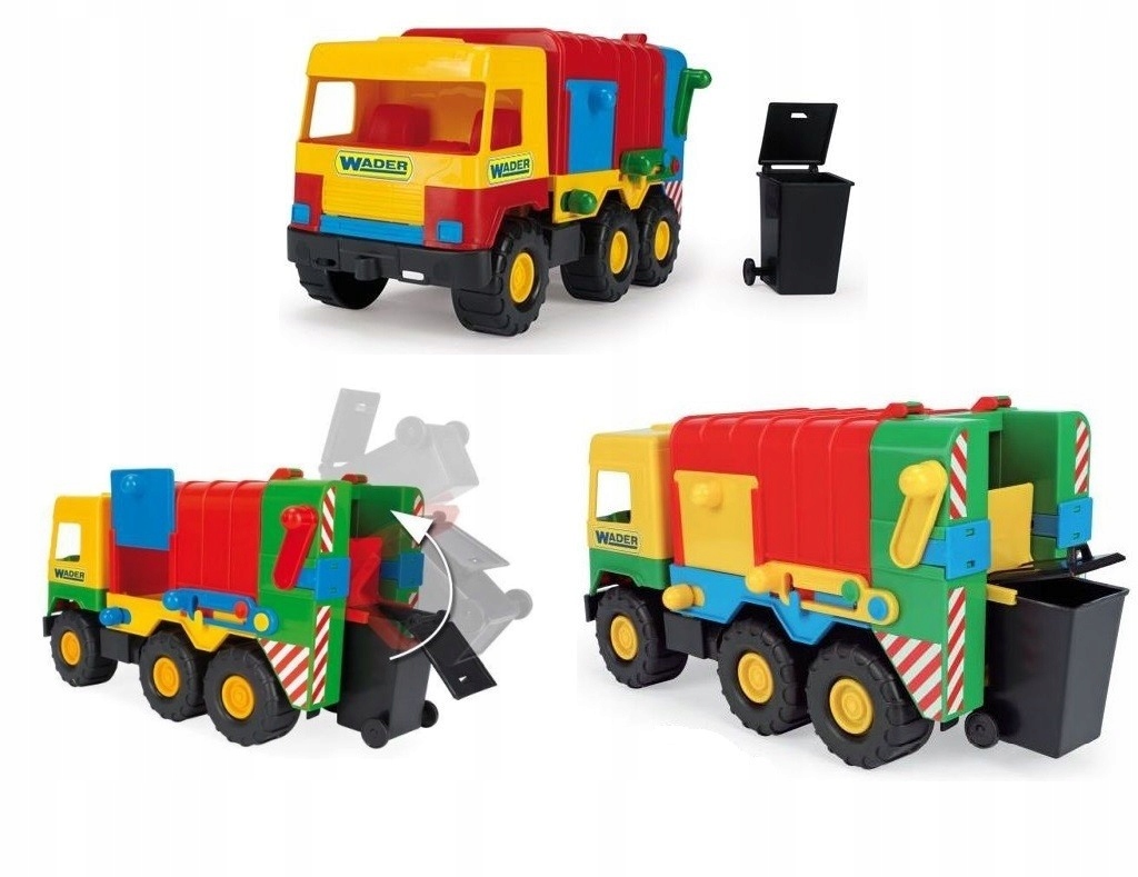 ŚMIECIARKA WADER CITY TRUCK MIDDLE TRUCK SUPER!!! Kod producenta 32380