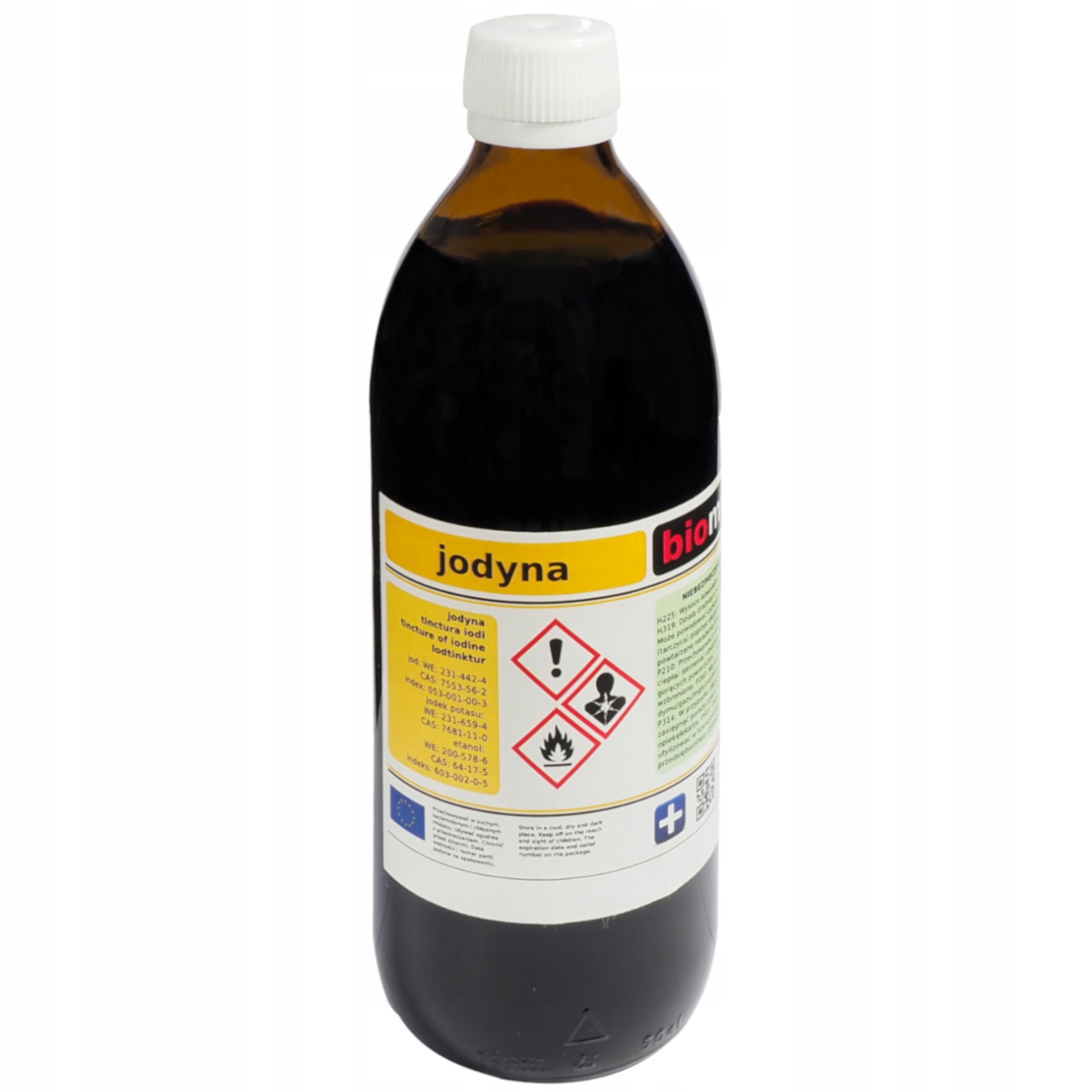 

Jodyna 3% roztwór alkoholowy jodu 500ml Biomus