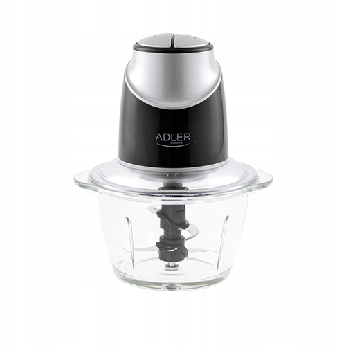 Sekáček Potravin se skleněnou mísou, 4 čepele, 1.2 l