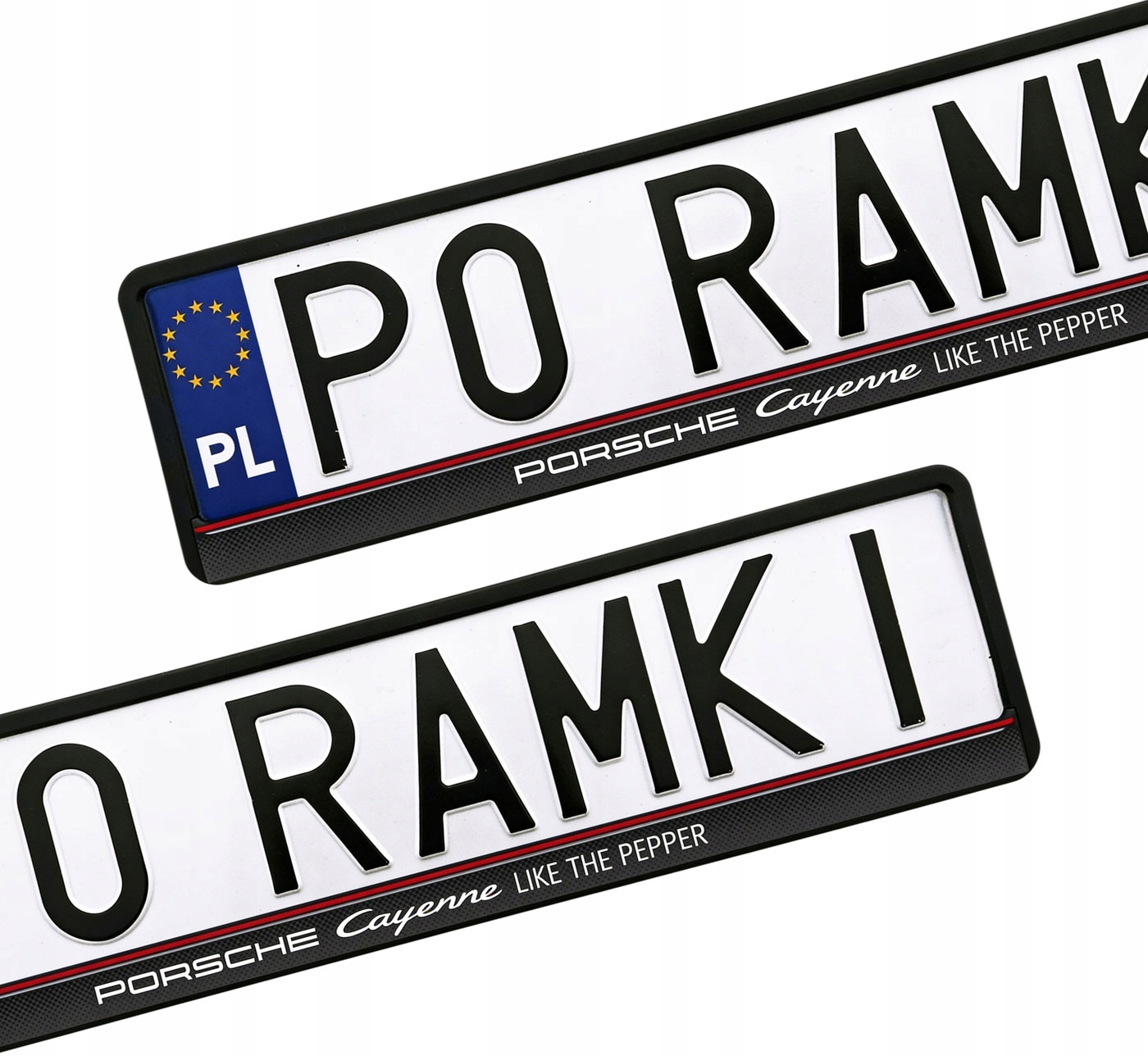 Porsche Cayenne 955 957 958 turbo S v8 ramka do tablic pod tablice