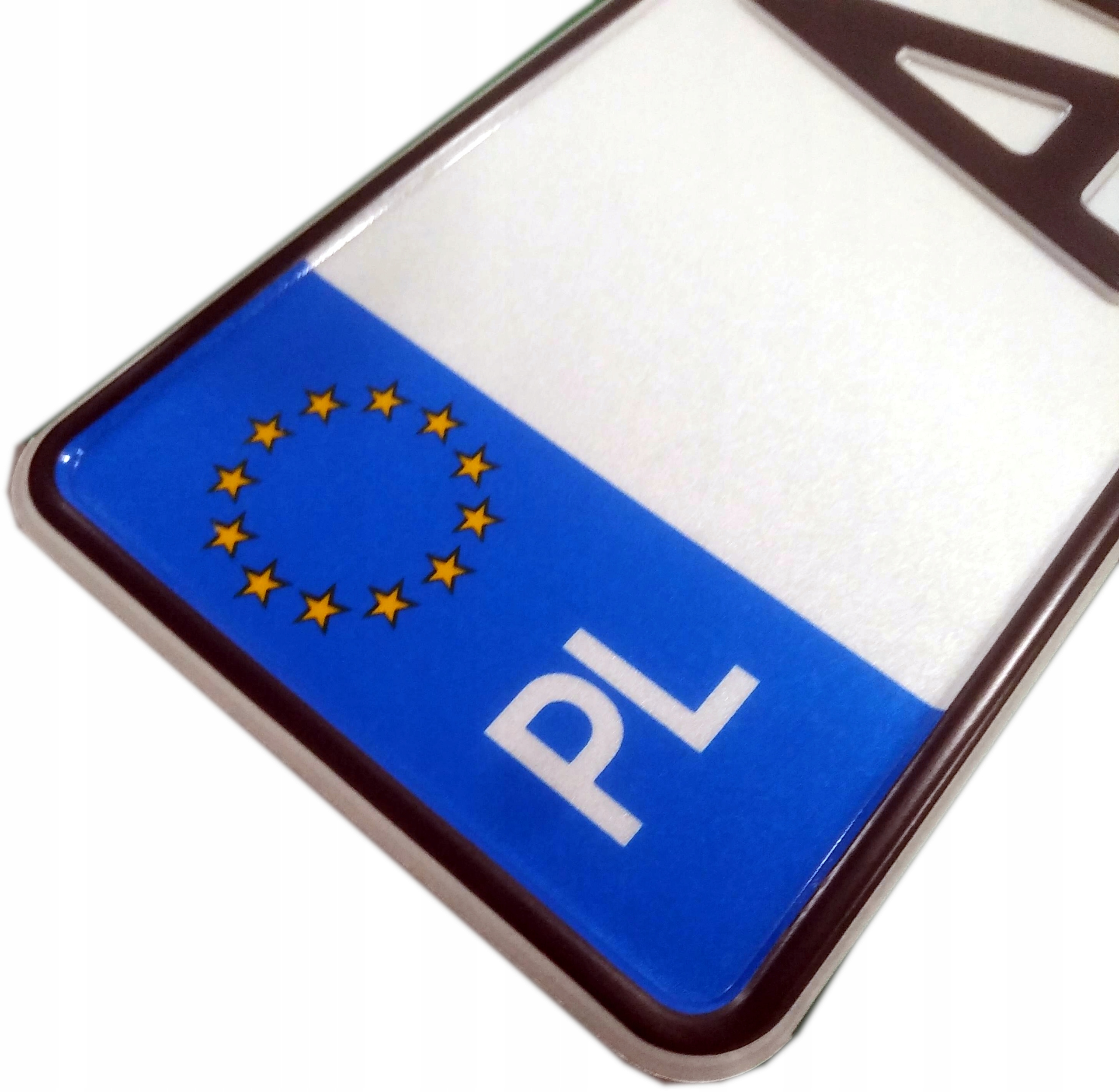 

Polska aluminiowa tablica do ramek rejestracyjnych