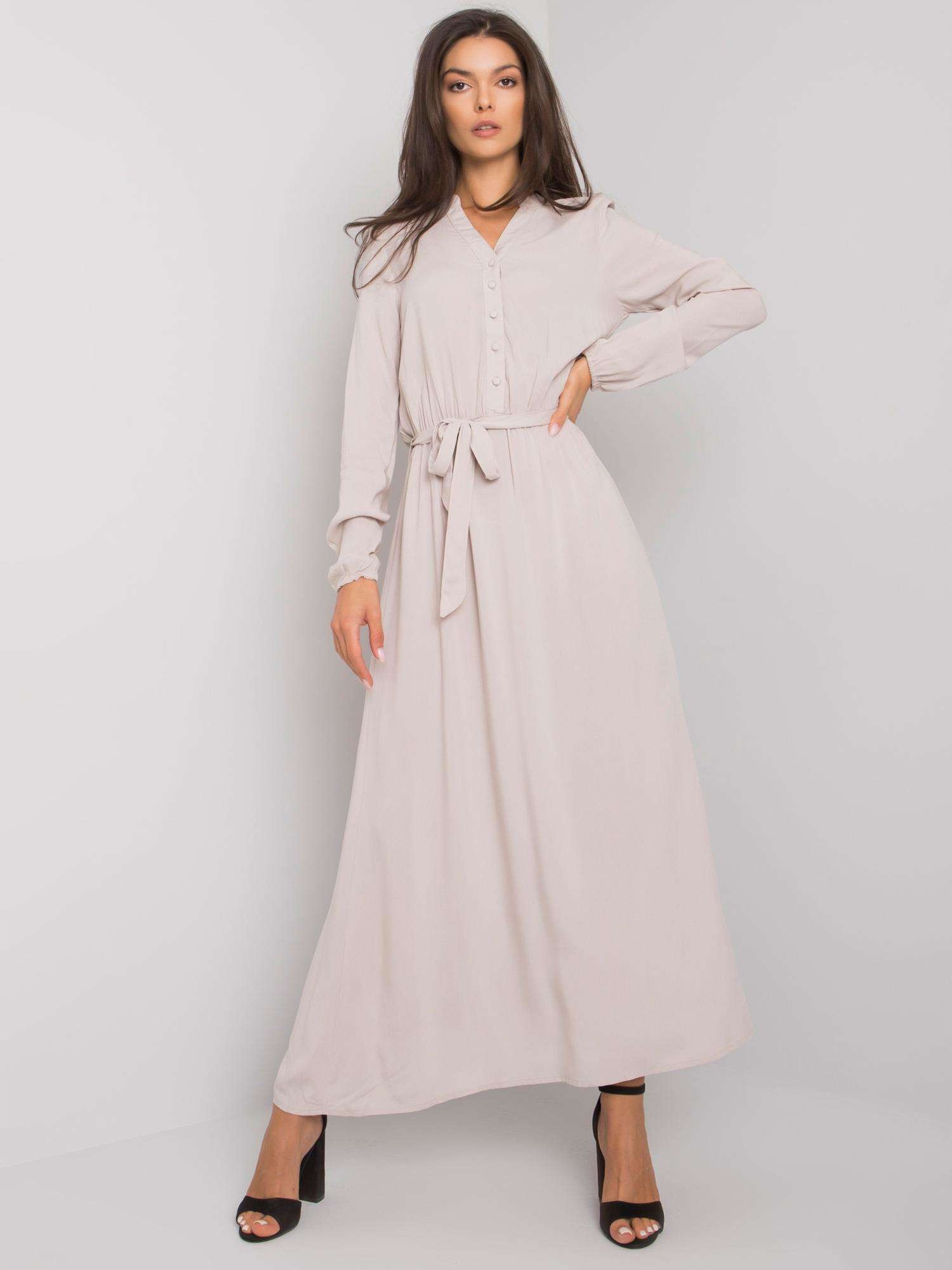 Světle béžová šaty Nahila Fresh Made