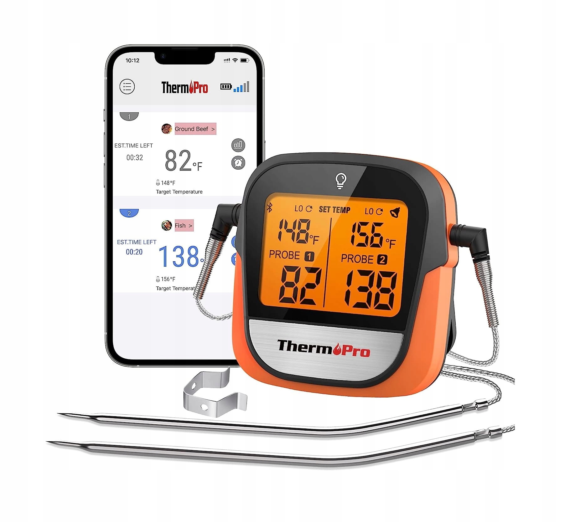 Kuchyňský teploměr 2 sondami ThermoPro TP-902