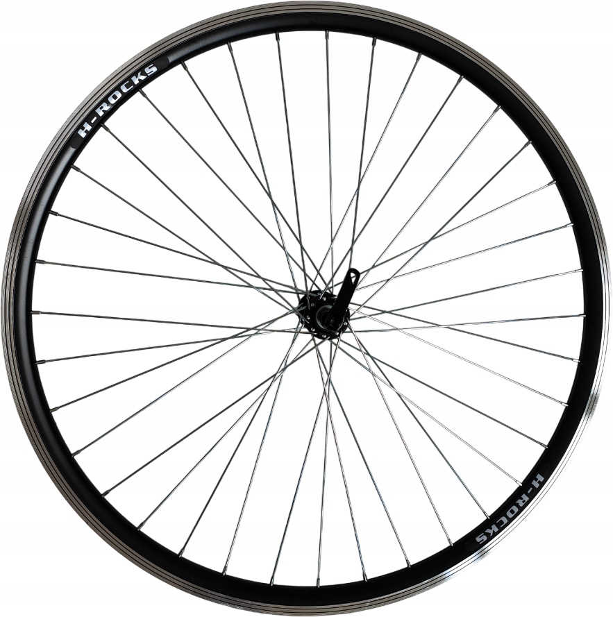 Koło Rowerowe 28"przód na zamykacz D10 stożkowe owalne na V-brake Czarne