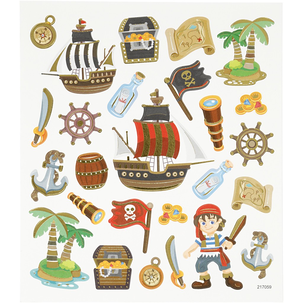 

Creativ: Naklejki Atrybuty Pirata 27199