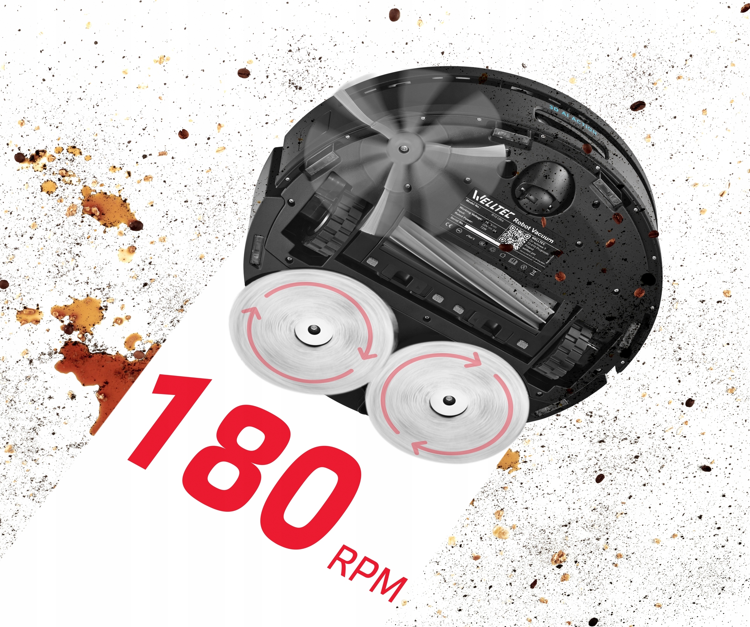 WELLTEC R10 ULTRA РОБОТ-ЧИБКА + СТАНЦІЯ 8IN1 + АКСЕСУАРИ Код виробника R10 Ultra