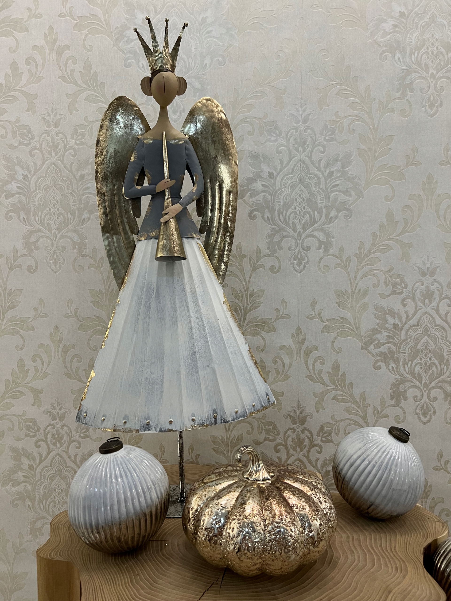 ANIOŁ DEKORACJA ŚWIĄTECZNA FIGURA SWIĄTECZNA 80,5 CM Marka inna