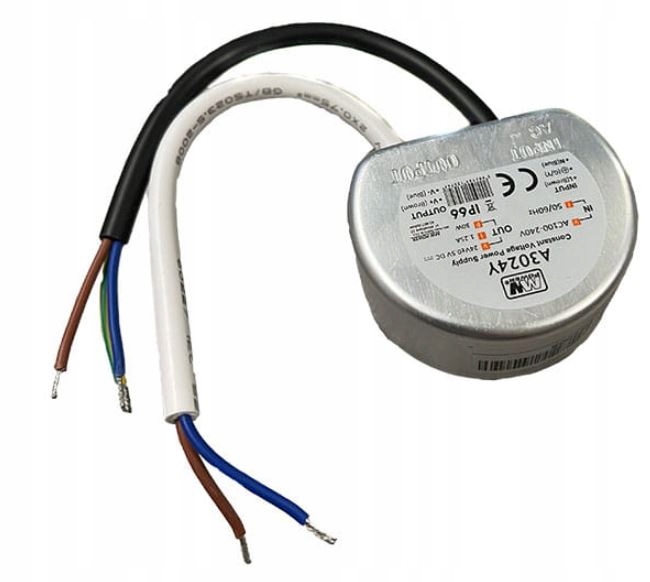 

Zasilacz Led 30W 24V puszkowy, puszka hermetyczny