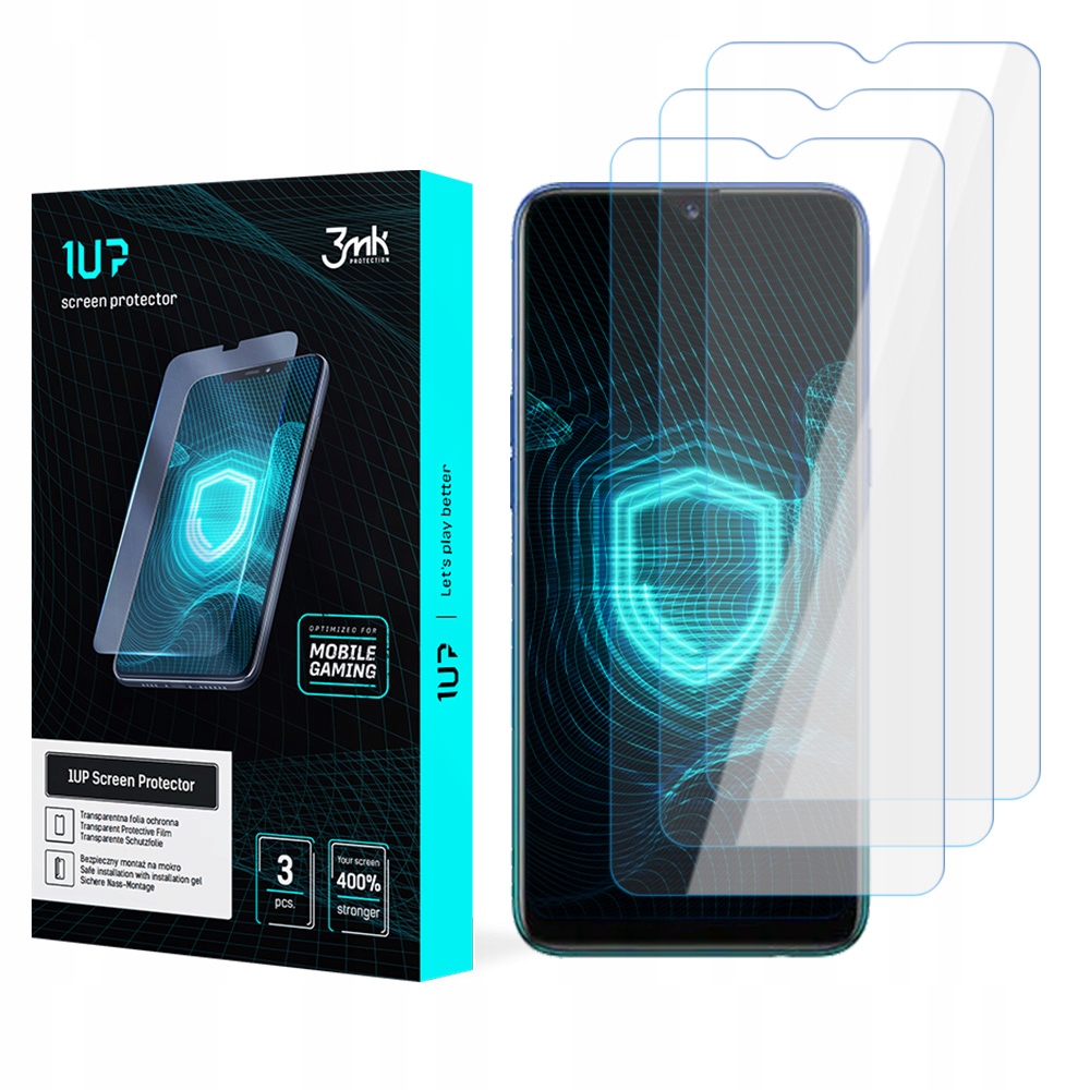 3x Fólie pro hráče 3mk 1UP pro Realme C31