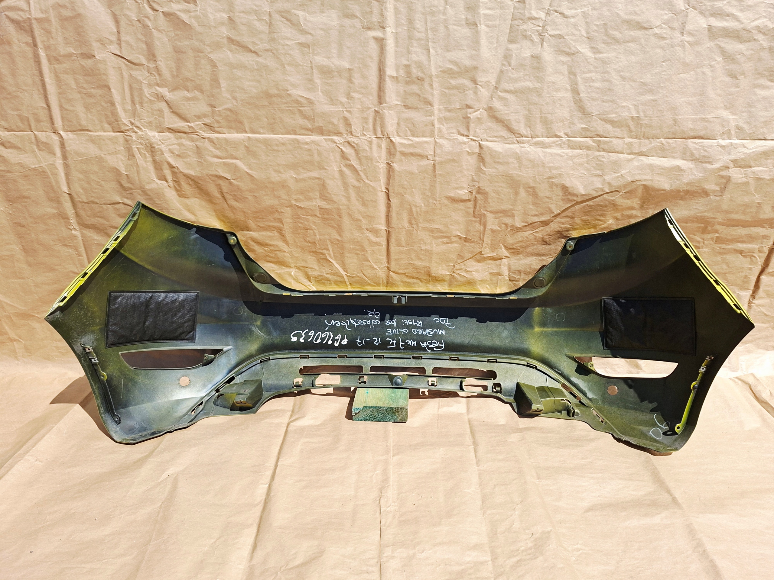 FORD FIESTA MK7 LIFT 2012-2017 bumper rear part MUSTARD OLIVE 4xPDC