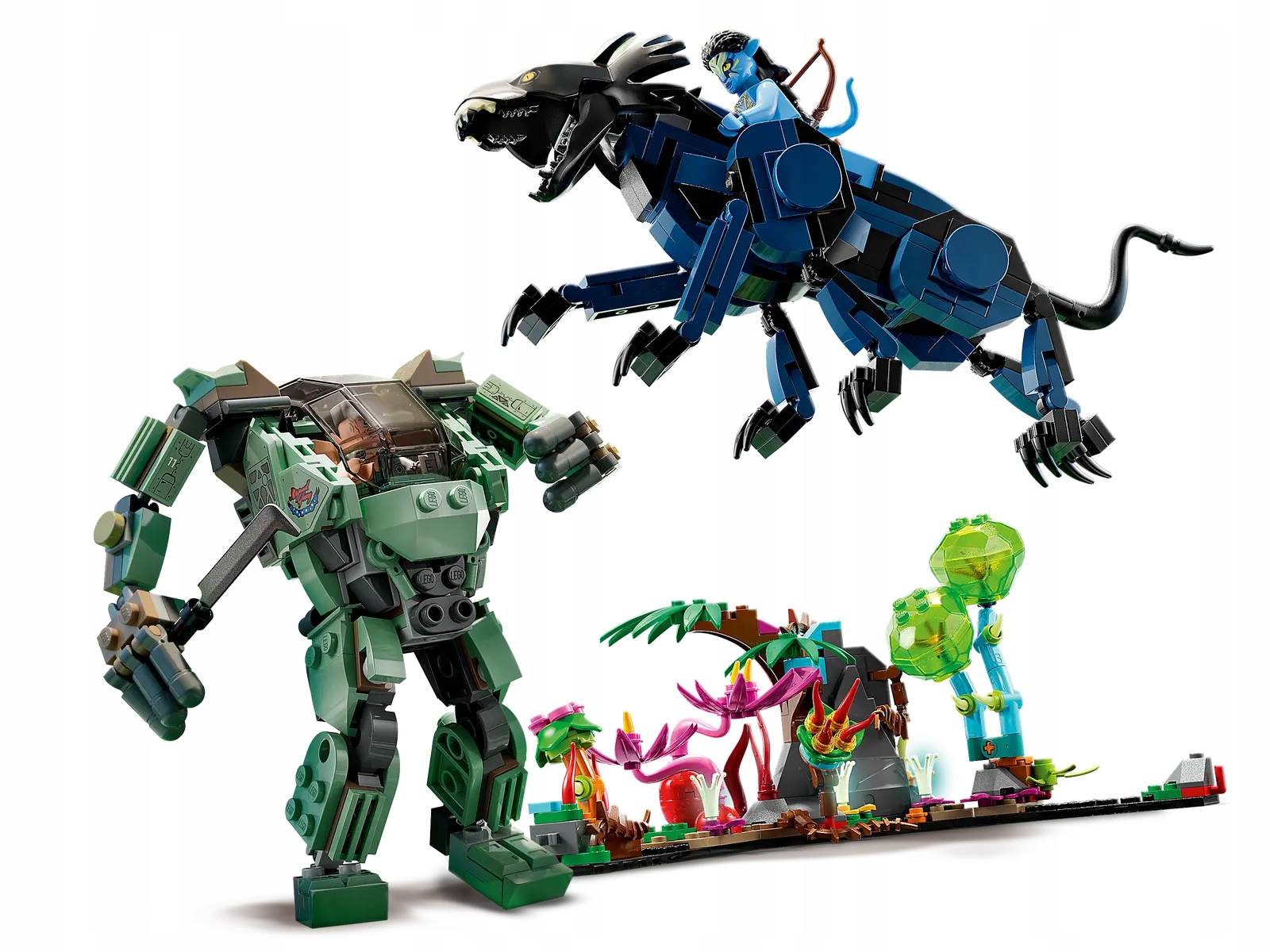 LEGO Avatar 75571 Neytiri i Thanator kontra Quaritch w kombinezonie PZM Marka LEGO
