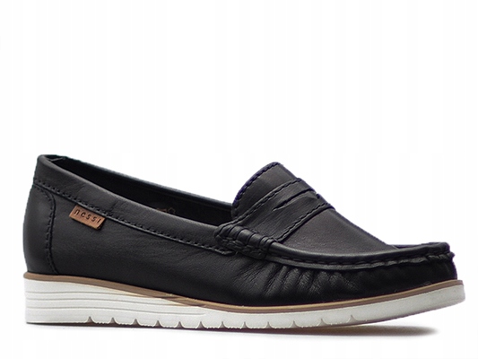 Mokasíny Nessi Černé lico 37