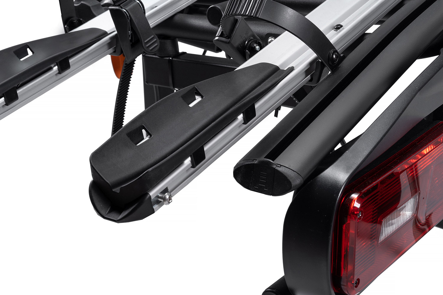 BAGAŻNIK ROWEROWY UCHWYT NA HAK AGURI E-BIKE 13-PIN NA 2 ROWERY ELEKTRYCZNE Długość 65 cm