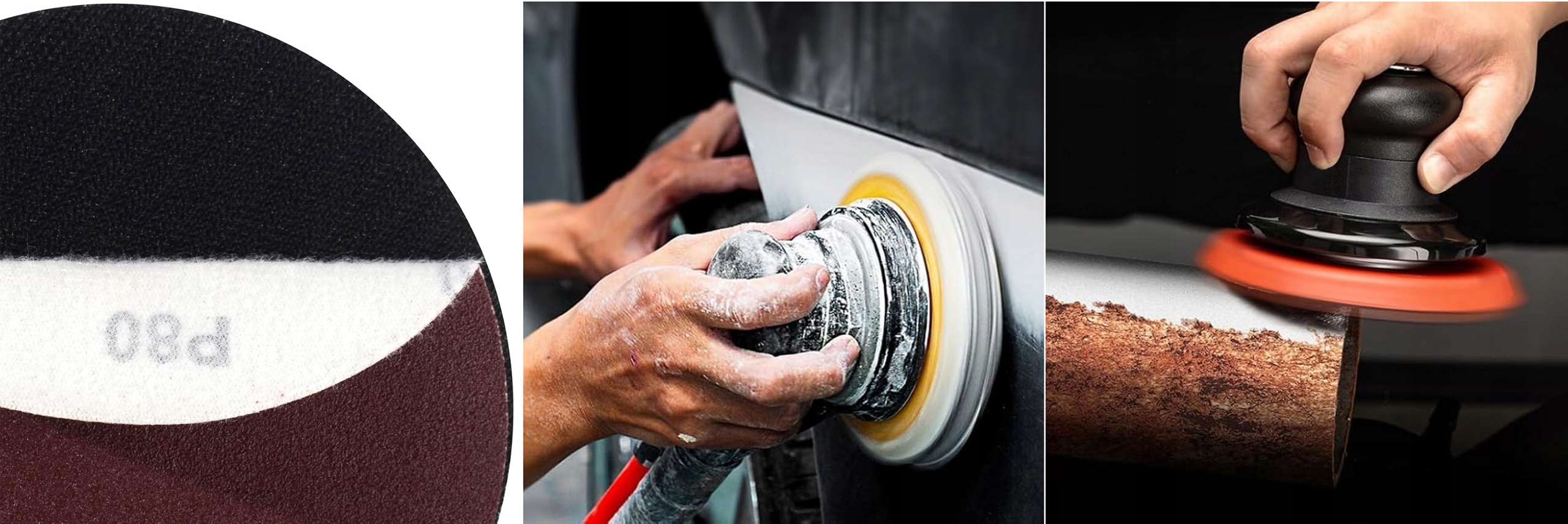 50x PAPIER ŚCIERNY 125 KRĄŻKI RZEP DO SZLIFIERKI OSCYLANYJNEJ OTWORY P100 Kod producenta 654978465351