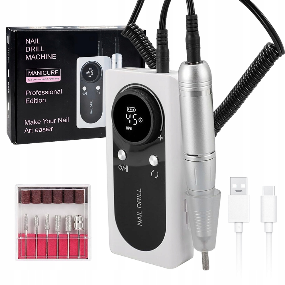 Bruska 45000 Ot/min Pro Odstraňování Otisků 2000 Mah, Přenosná