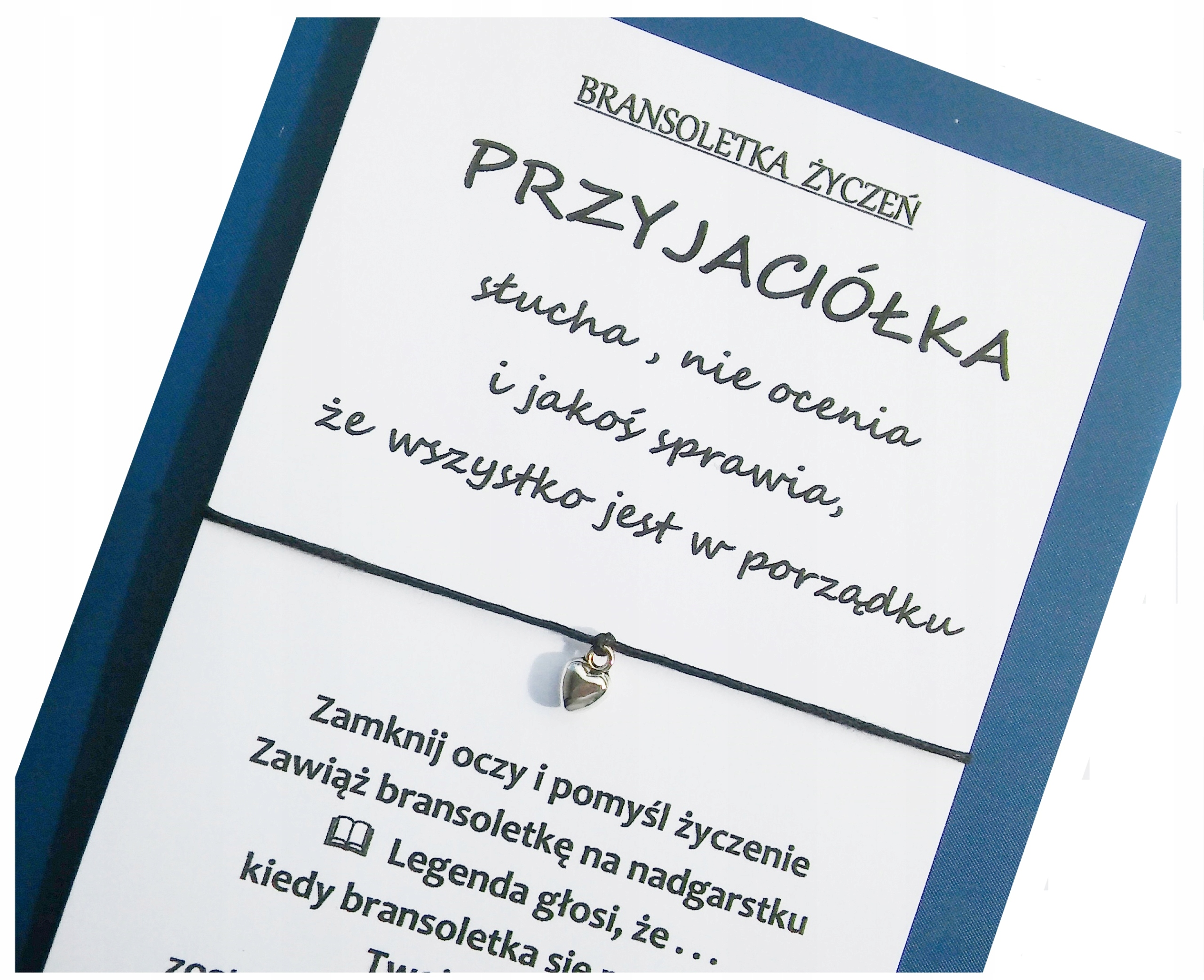 

Bransoletka Życzeń Przyjaciółka nie ocenia 083