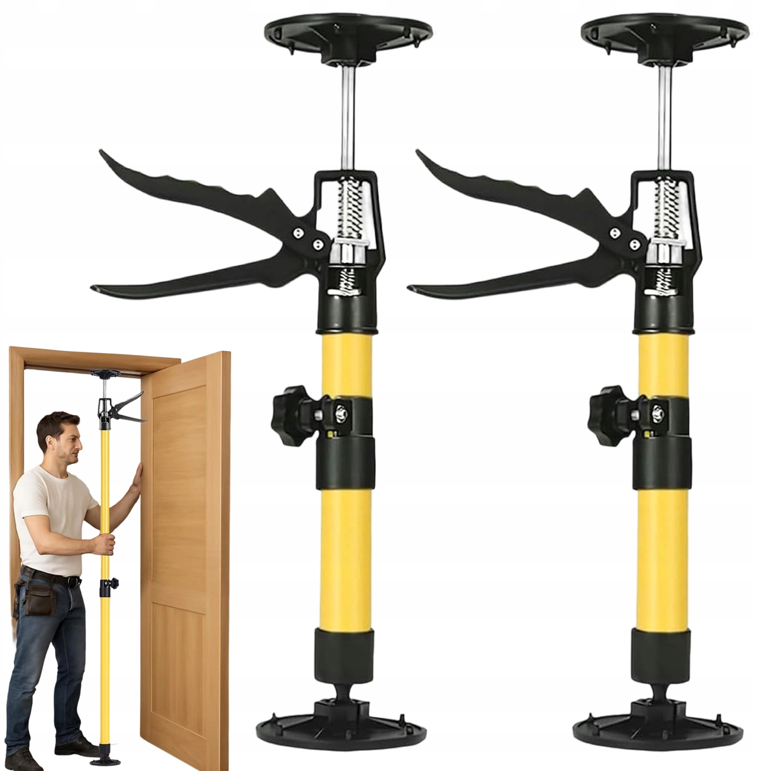 2x Teleskopická Stropní Podpěra Rozpěrka Desek Gk 115- 290 mm Zvedák Desek