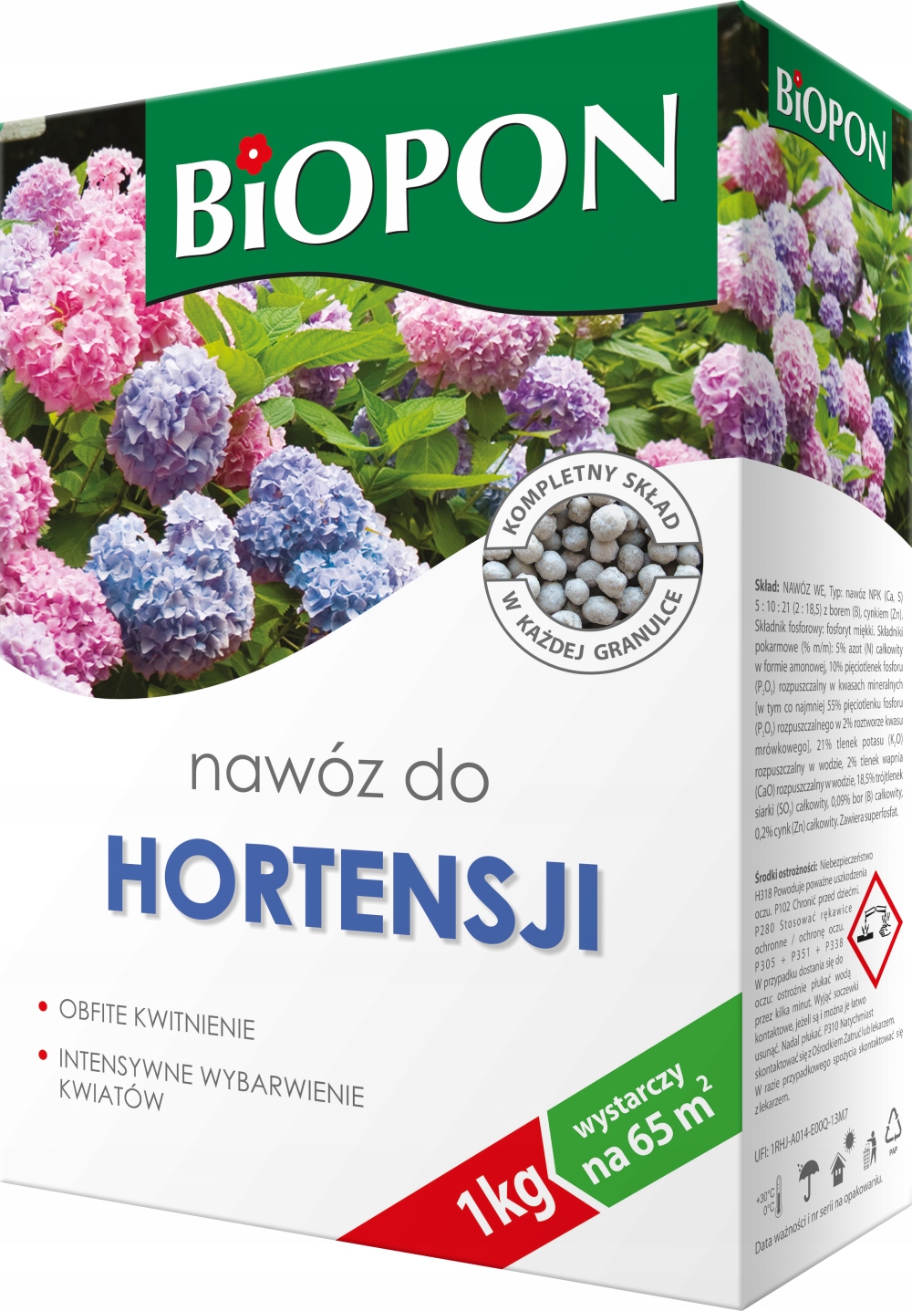 

Biopon Nawóz Do Hortensji Hydrangea 1KG granulat