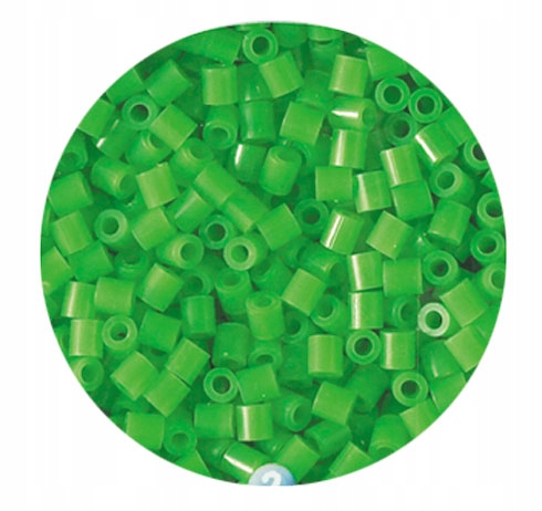

Koraliki Zielone fluo 1000 szt Hama MIDI 207-42