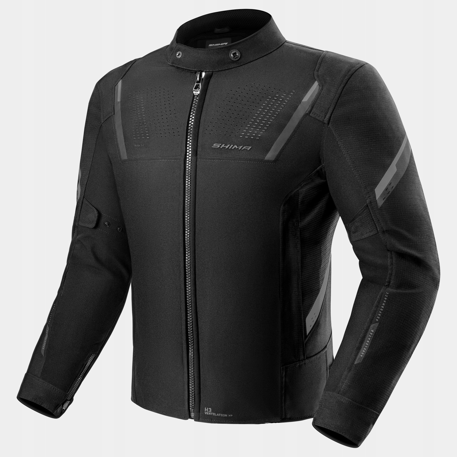 Motocyklová bunda Shima Rush 3.0 G2 Black veľ.M