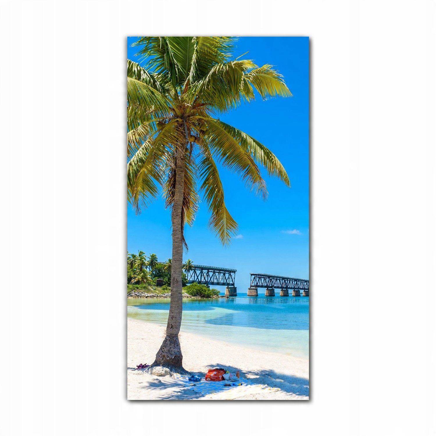 

Foto-obraz szklany do salonu 70x140 Floryda plaża