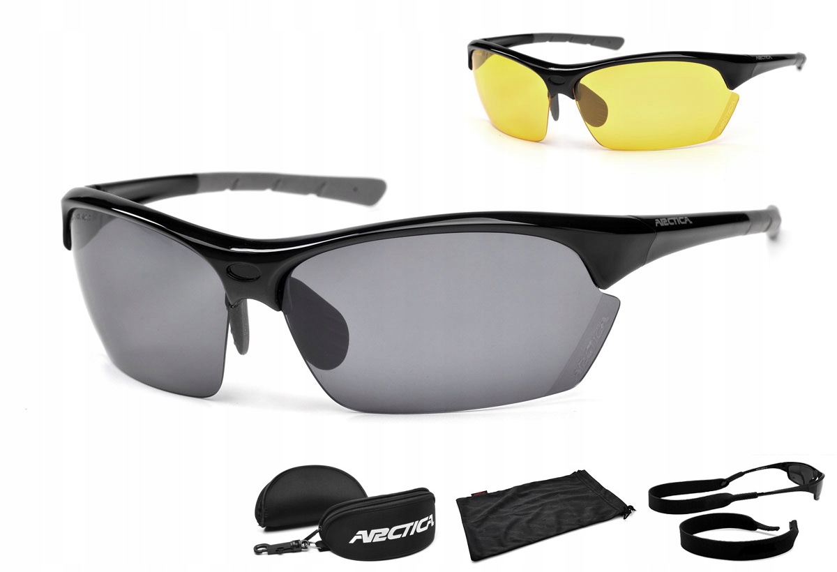 Okulary ARCTICA S-312 POLARYZACJA ROWEROWE PRZECIESŁONECZNE WYMIENNE SZKŁA