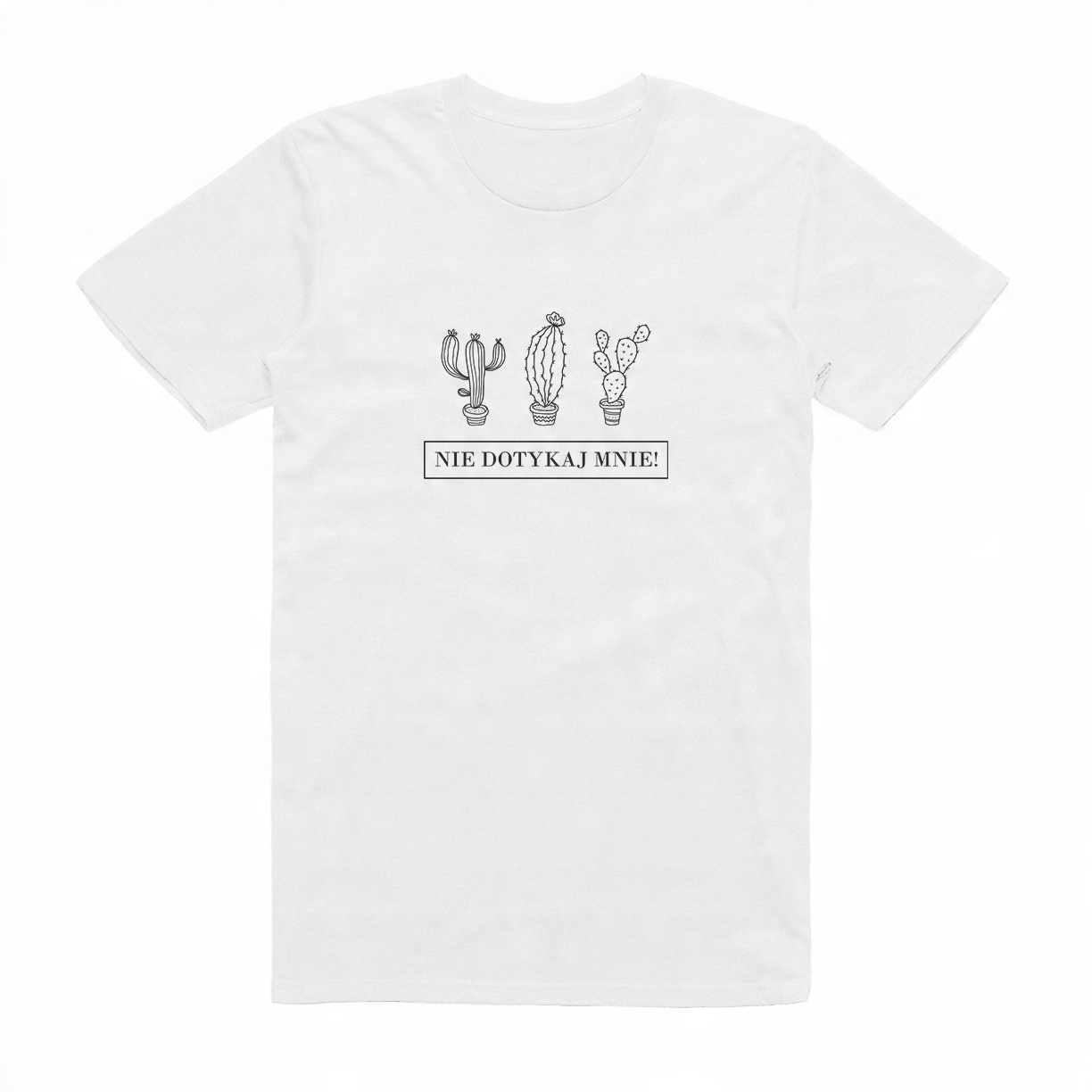 

L - Koszulka T-shirt Nie Dotykaj Mnie Kaktus Modna