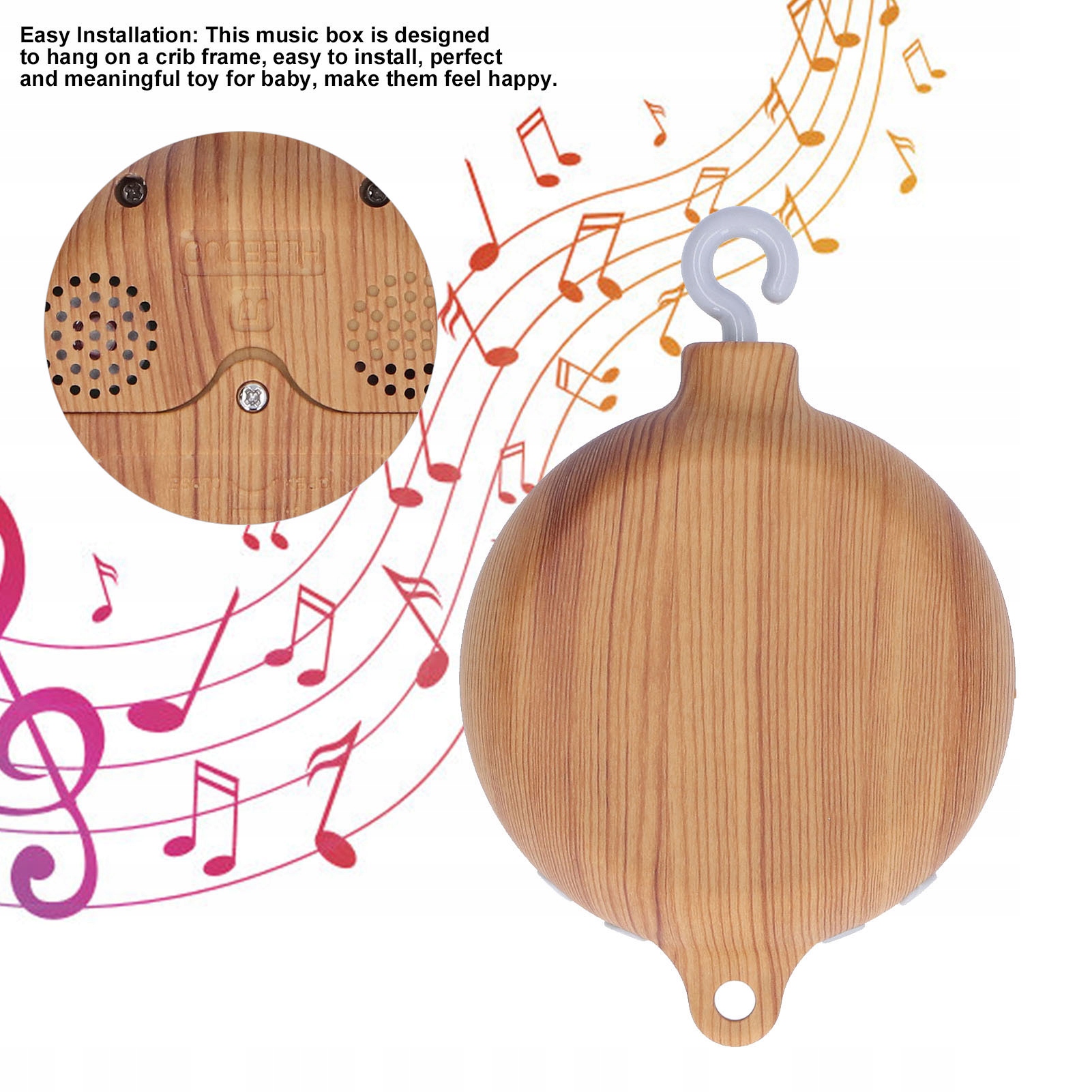 ELEKTRONICZNA POZYTYWKA DLA KARUZELKA DO ŁÓŻEC Wiek dziecka 3 m +