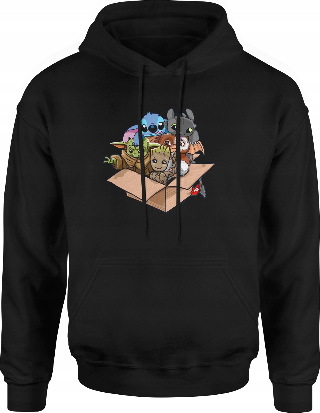 

Baby Yoda Stich Groot Szczerbatek Gizmo Bluza R. S