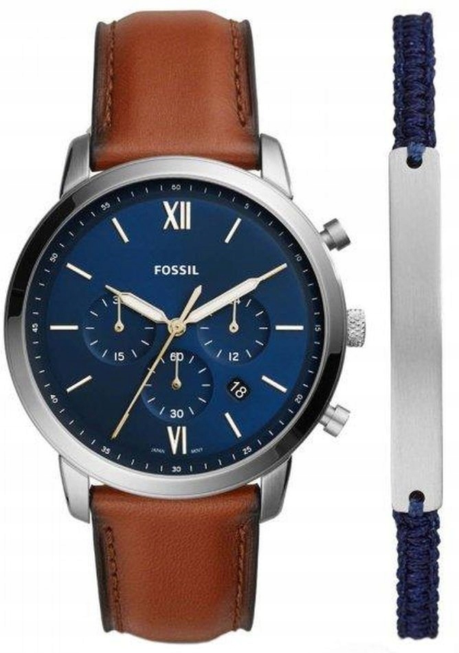 Sada pánská Fossil FS5708SET modrá fashion