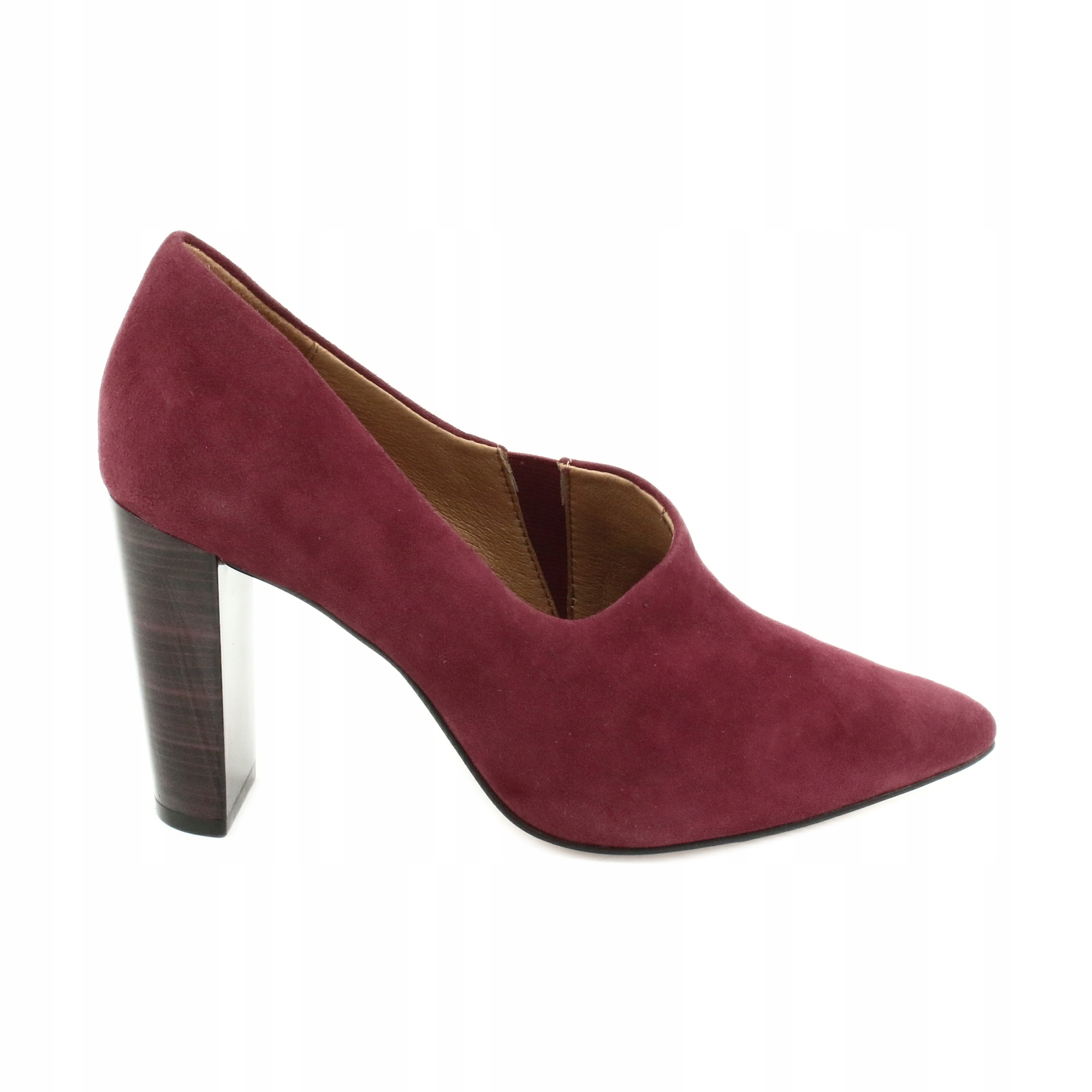 Buty damskie Caprice 24402 wine suede r.37,5