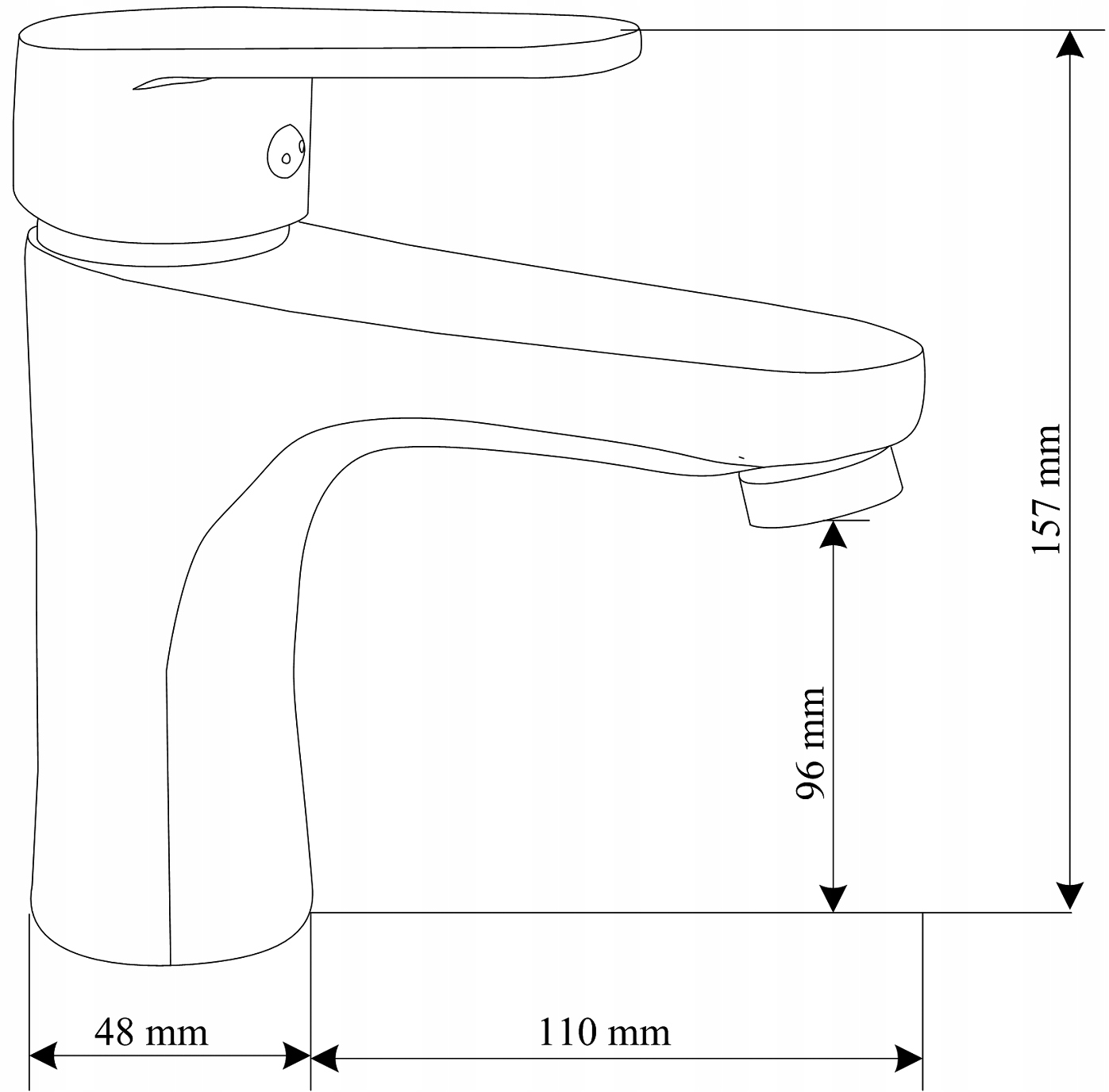 MEXEN KAMA - BATERIA UMYWALKOWA CHROM - 72500-00 Marka Mexen