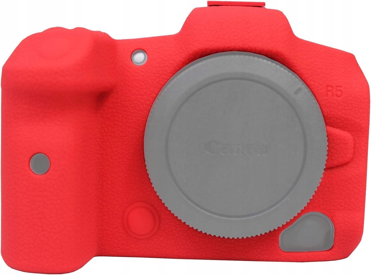 ETUI SILIKONOWE NA APARAT Canon EOS R5 CZERWONY POKROWIEC NA APARAT