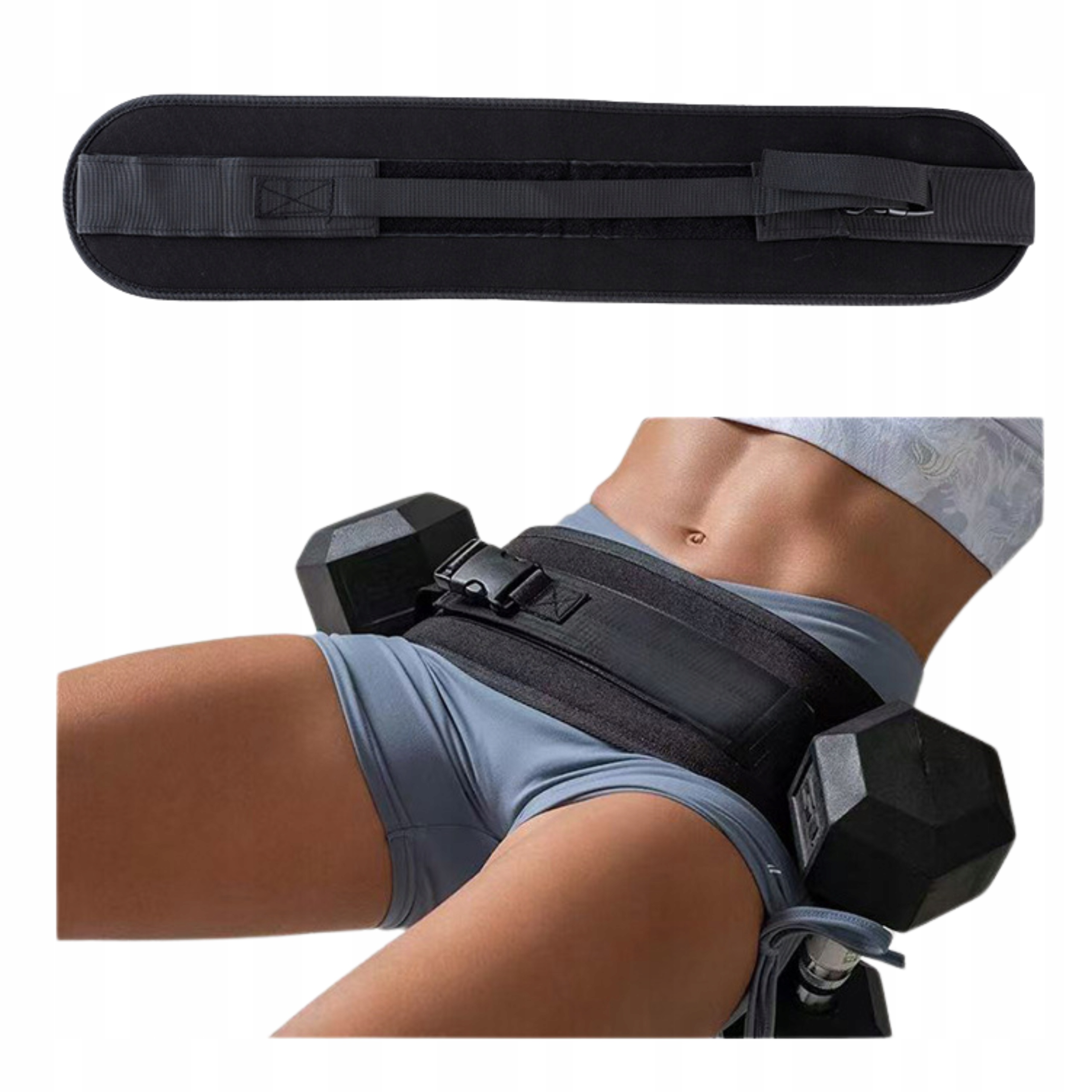 Hip Thrust Trening Pas Do Ćwiczeń Z Hantlami Bez Sztangi Dom Fitness