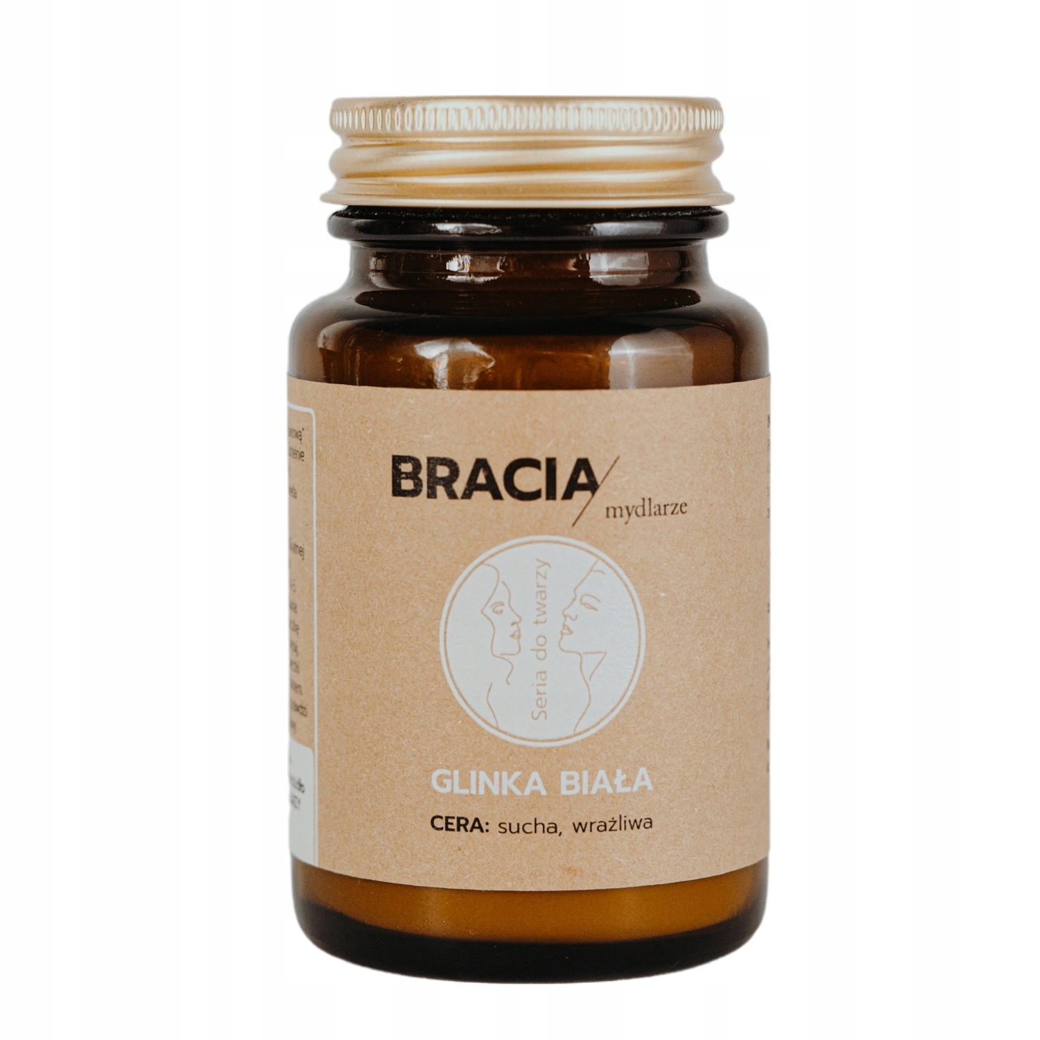 Bracia Mydlarze, Glinka biała, cera sucha, 75 ml