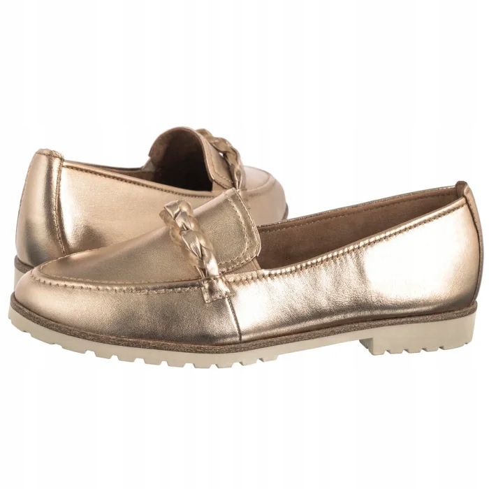 Dámské boty Polobotky Mokasíny Tamaris Zlaté 1-24200-42 900 Bronce