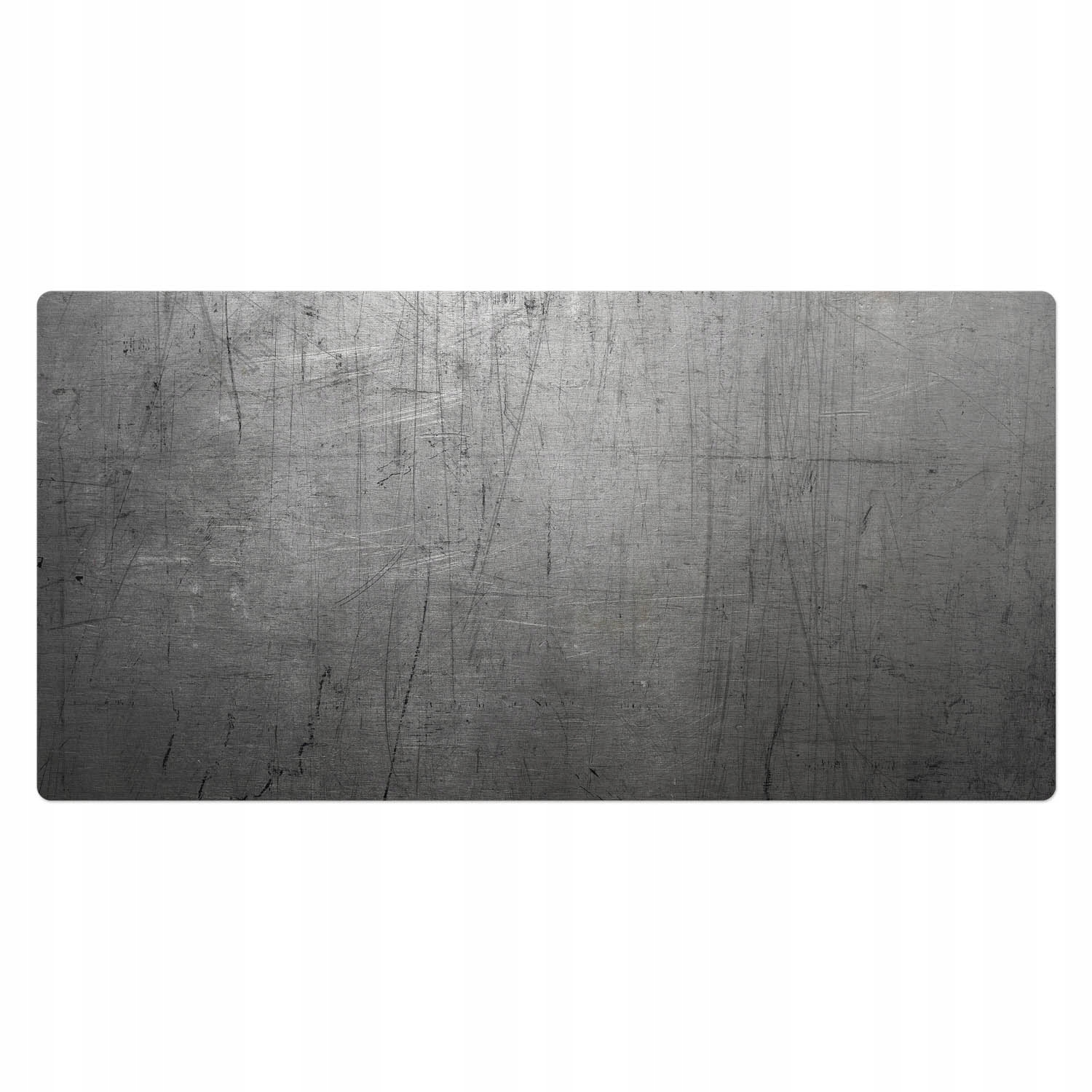 Dekorativní podložka se vzorem na psací stůl Rysy v kovové struktuře 100 x 50 cm