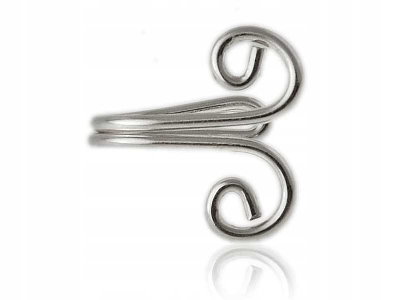 NAUSZNICA ZACISK FAKE GRECKI WZÓR kn140