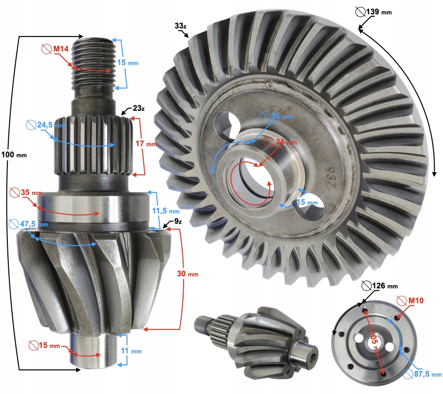 Přední Diferenciál Hisun Tactic 550 Martinelli