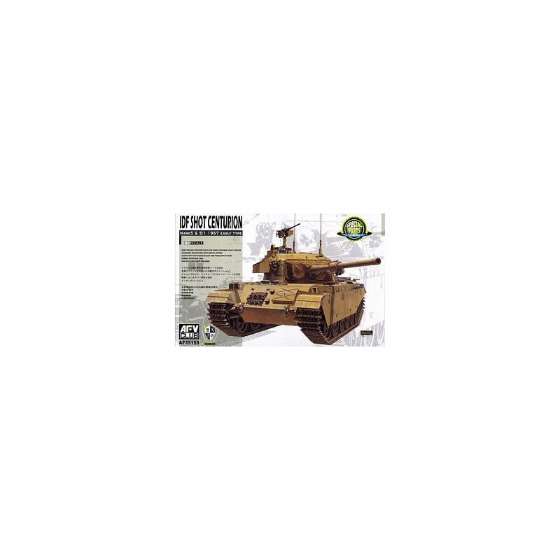 Idf Shot Centurion Mk 5, Mk 5/1 (1967 raný typ tanku) 1:35 Afv Club 35159