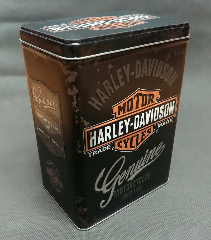 Puszka pojemnik HARLEY-DAVIDSON blacha prezent 3L Materiał wykonania metal
