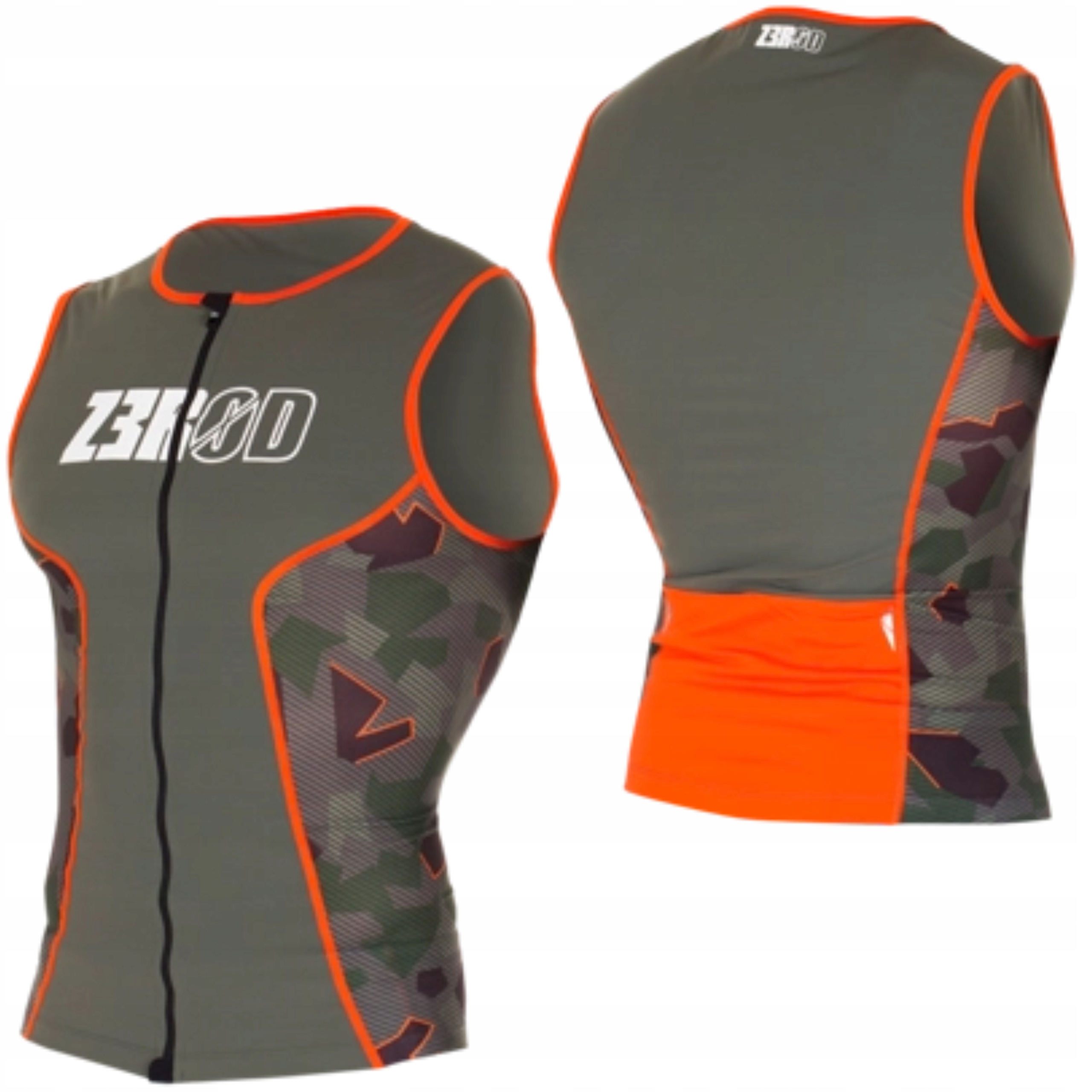 Koszulka Rowerowa Triathlonowa Zerod Racer Singlet Zielona L