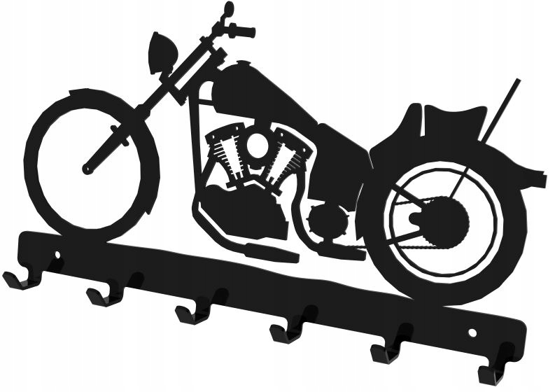 

Motocykl wieszaki na klucze (model 002)
