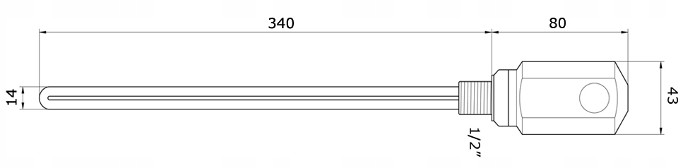 GRZAŁKA ELEKTRYCZNA DO GRZEJNIKA ŁAZIENKOWEGO 900W Rodzaj do grzejnika