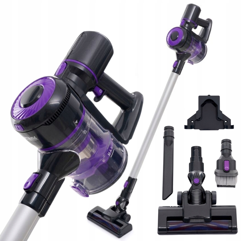 Výkonný Tyčový Vysavač Bezdrátový Ruční Vysavač 220 W Cyklonový, Domácí