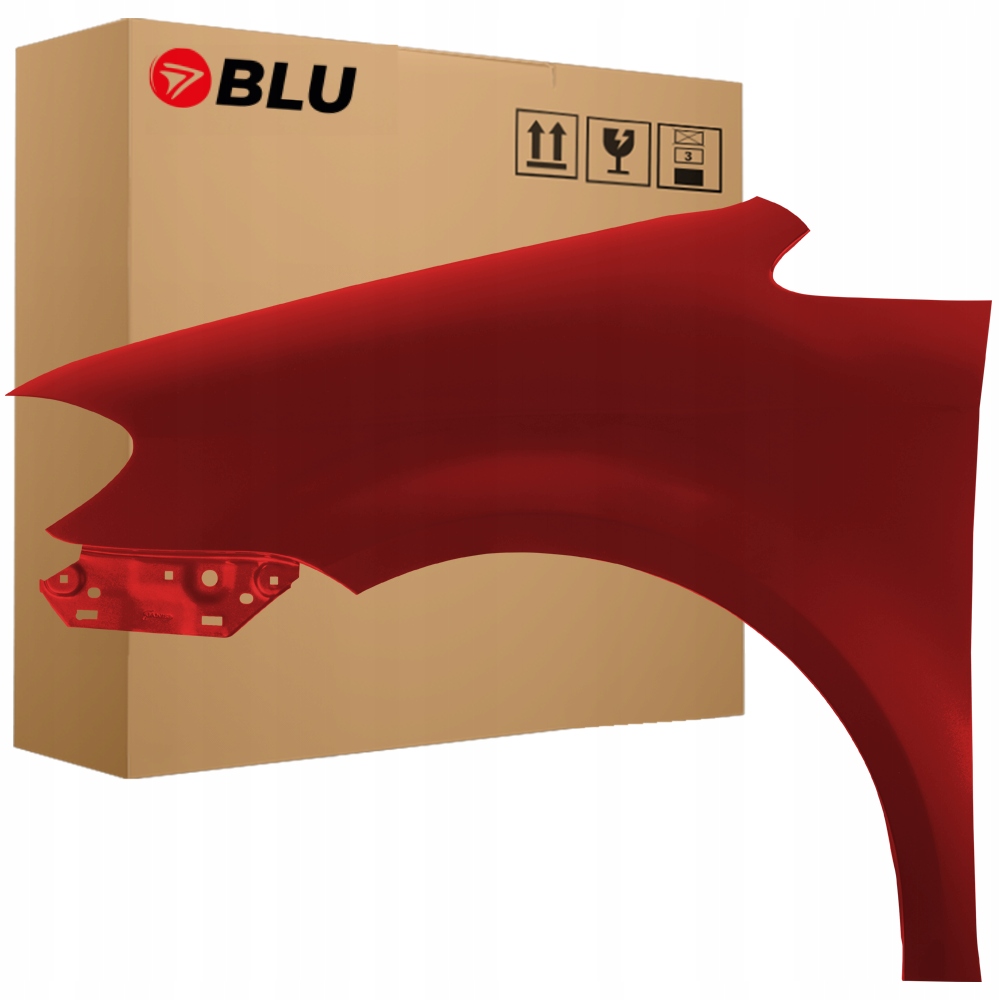 Blu Blatník Vw Touran 1T2 LA3W levý červený 07-10 přední