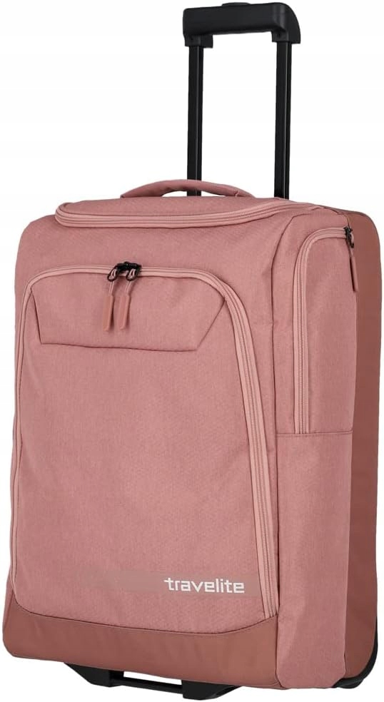 Růžová, cestovní taška S, příruční zavazadlo, 55 cm, 44 litrů