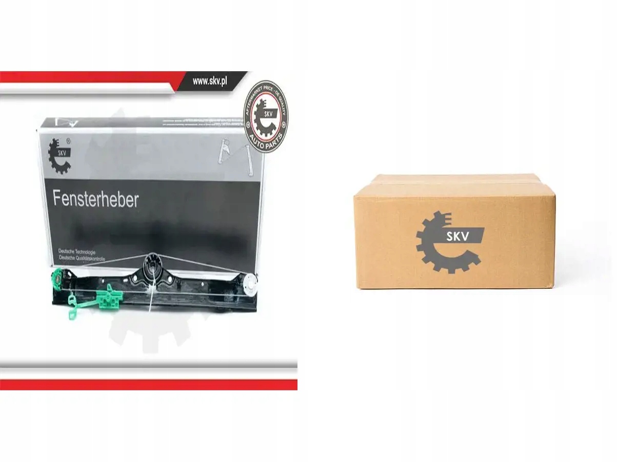 2x Podnośniki szyb ESEN SKV PRZÓD L+P do FIAT GRANDE PUNTO