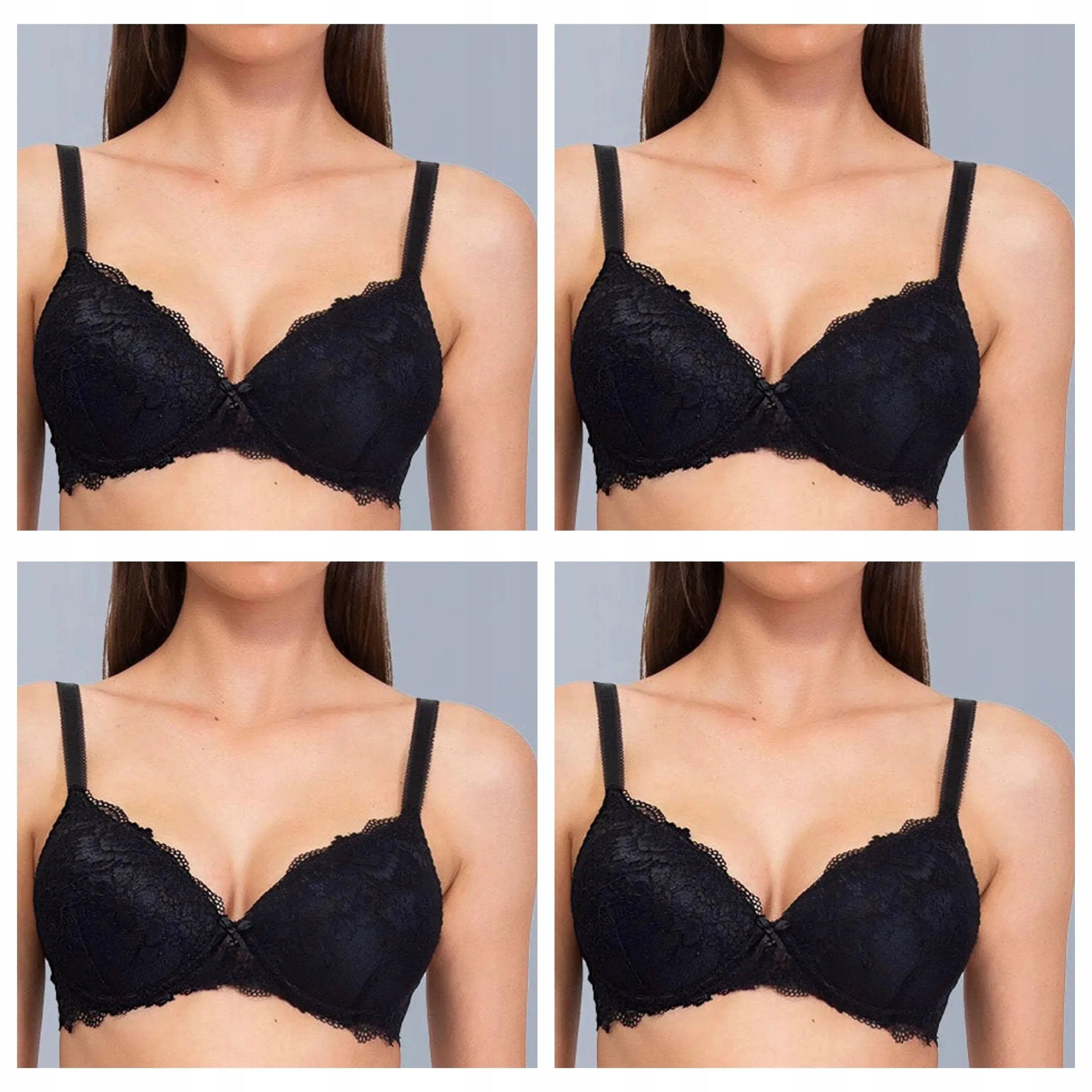 4x Podprsenka Sielei Wonder Lace 2446 černá 80B