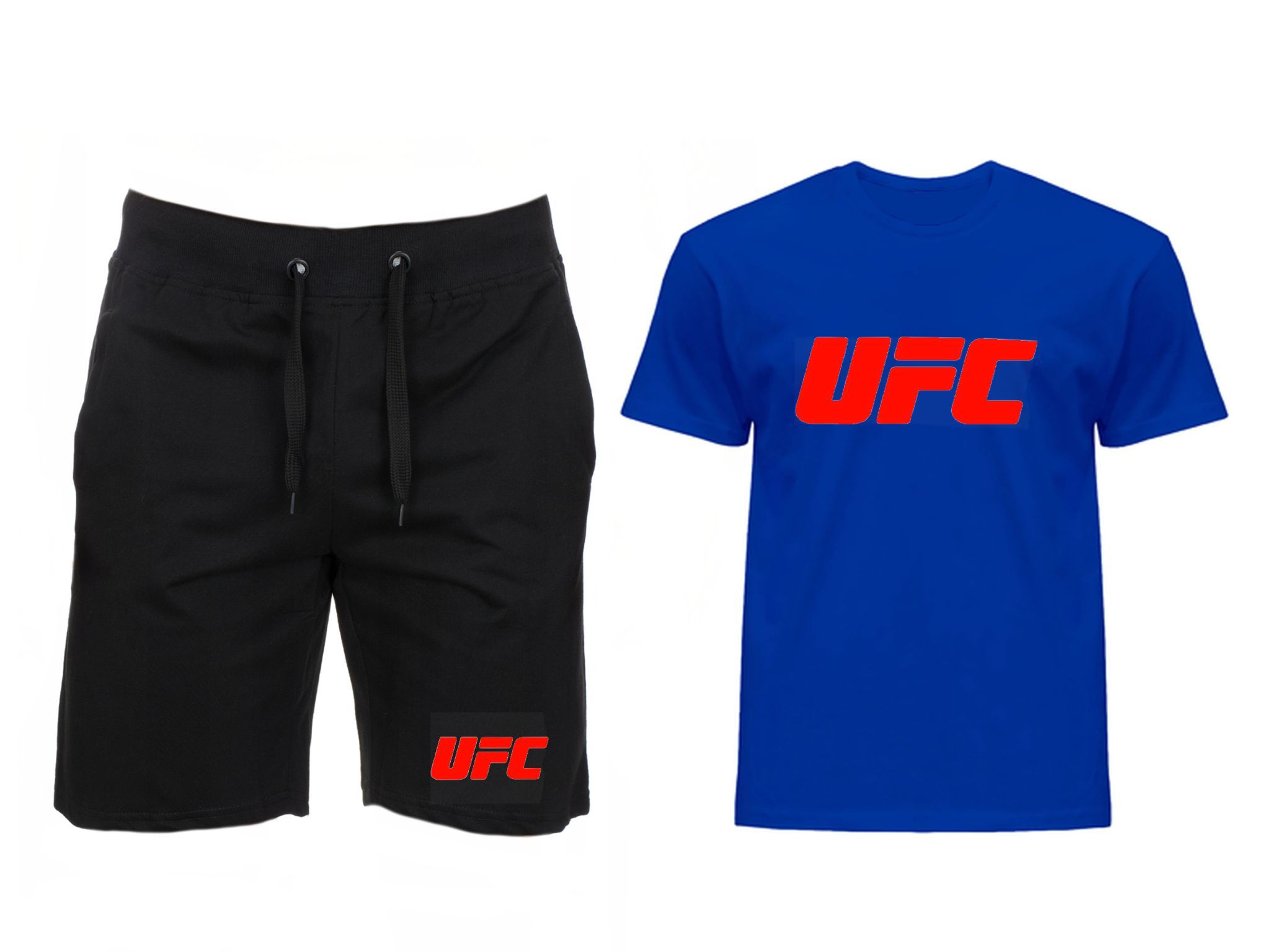 Komplet Tričko Kraťasy Ufc Pánské L